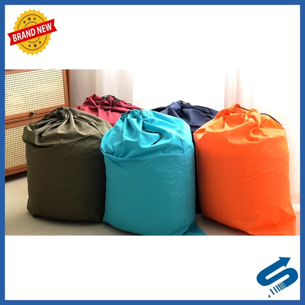 Extra Large Drawstring Laundry Bags 12 Pack Machine Washable Travel Storage - Picture 7 of 7